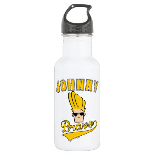 Johnny Bravo Collegiate Graphic Edelstahlflasche