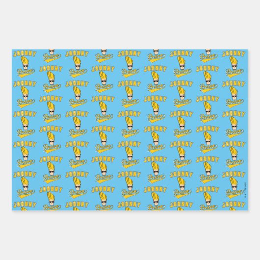 Johnny Bravo Collegiate Graphic Geschenkpapier Set (Vorderseite 3)