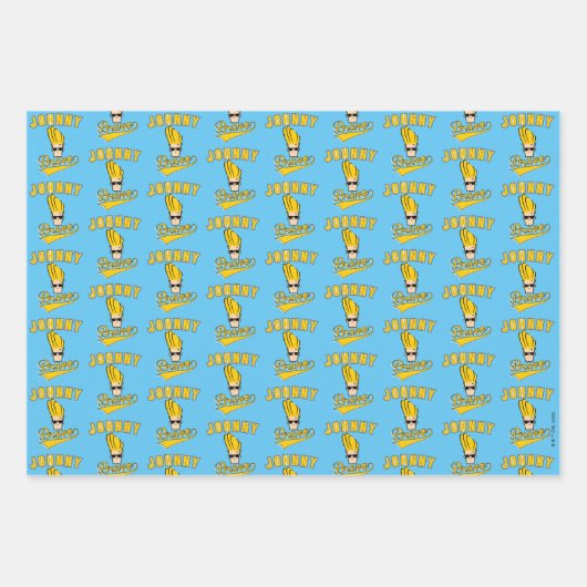 Johnny Bravo Collegiate Graphic Geschenkpapier Set (Vorderseite 2)