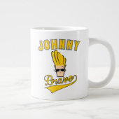 Johnny Bravo Collegiate Graphic Jumbo-Tasse (Rechts)
