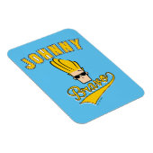 Johnny Bravo Collegiate Graphic Magnet (Rechte Seite)
