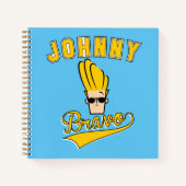 Johnny Bravo Collegiate Graphic Notizblock (Vorderseite)