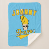 Johnny Bravo Collegiate Graphic Sherpadecke (Vorderseite)
