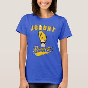 Johnny Bravo Collegiate Graphic T-Shirt
