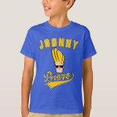 Johnny Bravo Collegiate Graphic T-Shirt (Vorderseite)