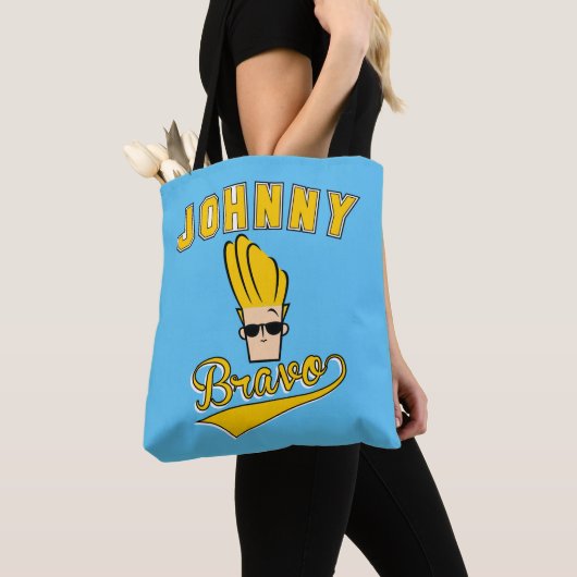 Johnny Bravo Collegiate Graphic Tasche (Von Nahem)
