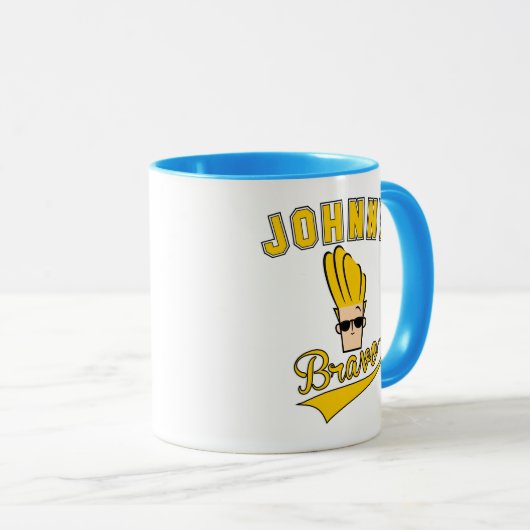 Johnny Bravo Collegiate Graphic Tasse (VorderseiteRechts)
