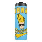 Johnny Bravo Collegiate Graphic Thermosbecher (Vorderseite)