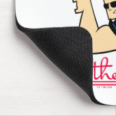 Johnny Bravo Comb Dont Touch The Hair Mousepad (Ecke)