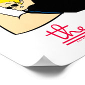 Johnny Bravo Comb Dont Touch The Hair Poster (Ecke)