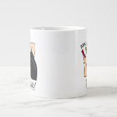 Johnny Bravo Comb - Touch nicht die Haare! Jumbo-Tasse (Vorderseite)