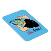 Johnny Bravo Comb - Touch nicht die Haare! Magnet (Rechte Seite)