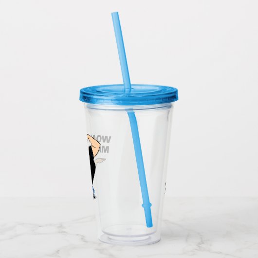 Johnny Bravo Combing Hair Acryltrinkbecher (Links)