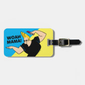 Johnny Bravo Combing Hair Gepäckanhänger (Vorderseite horizontal)