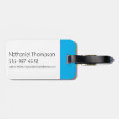 Johnny Bravo Combing Hair Gepäckanhänger (Rückseite horizontal)