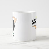 Johnny Bravo Combing Hair Jumbo-Tasse (Vorderseite)