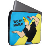 Johnny Bravo Combing Hair Laptopschutzhülle (Vorne Rechts)
