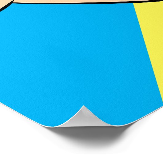 Johnny Bravo Combing Hair Poster (Ecke)