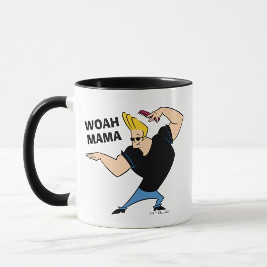 Johnny Bravo Combing Hair Tasse (Links)