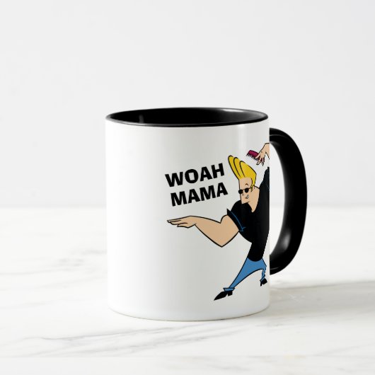 Johnny Bravo Combing Hair Tasse (VorderseiteRechts)