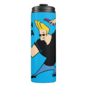 Johnny Bravo Combing Hair Thermosbecher (Vorderseite)