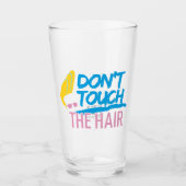 Johnny Bravo - Don't Touch The Hair Graphic Glas (Vorderseite)