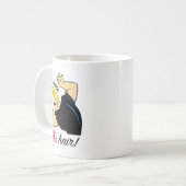 Johnny Bravo Don't Touch The Hair!  Kaffeetasse (Vorderseite Links)