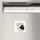 Johnny Bravo Don't Touch The Hair! Magnet (In Situ (Geschirrspüler))
