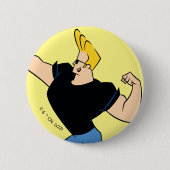 Johnny Bravo Flexing Button (Vorderseite)