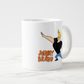 Johnny Bravo Flexing Jumbo-Tasse (Vorderseite Rechts)