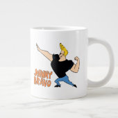 Johnny Bravo Flexing Jumbo-Tasse (Rechts)