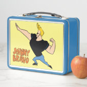 Johnny Bravo Flexing Metall Brotdose (Beispiel)