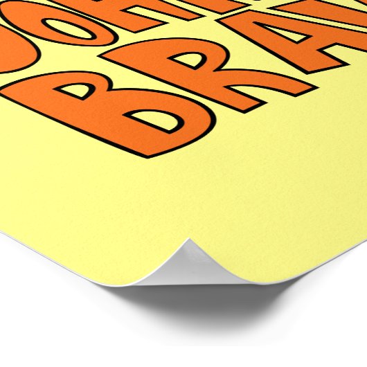 Johnny Bravo Flexing Poster (Ecke)