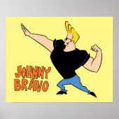 Johnny Bravo Flexing Poster (Vorne)
