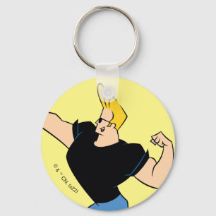 Johnny Bravo Flexing Schlüsselanhänger