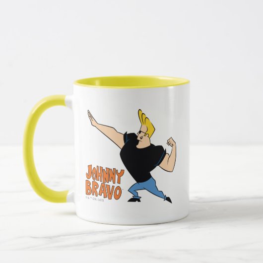 Johnny Bravo Flexing Tasse (Links)