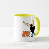 Johnny Bravo Flexing Tasse (VorderseiteRechts)