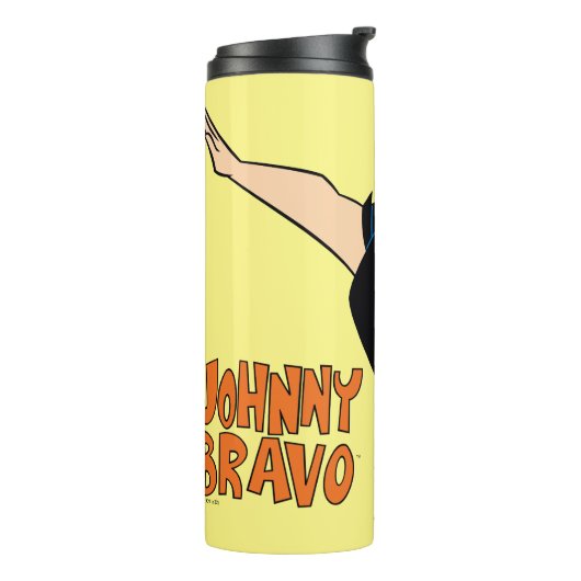 Johnny Bravo Flexing Thermosbecher (Nach links gedreht)