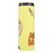 Johnny Bravo Flexing Thermosbecher (Rückseite)