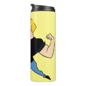 Johnny Bravo Flexing Thermosbecher (Nach rechts gedreht)