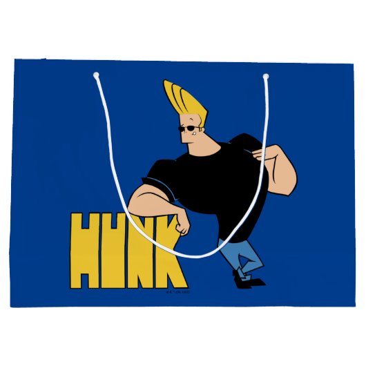 Johnny Bravo Große Geschenktüte (Rückseite)