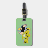 Johnny Bravo - Hey Da Sassy Gepäckanhänger (Vorderseite vertikal)