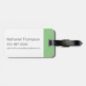 Johnny Bravo - Hey Da Sassy Gepäckanhänger (Rückseite horizontal)