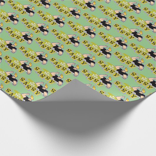 Johnny Bravo - Hey Da Sassy Geschenkpapier (Ecke)