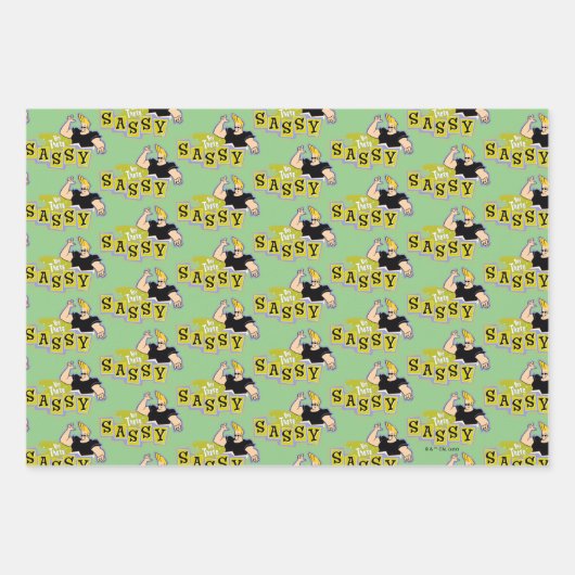 Johnny Bravo - Hey Da Sassy Geschenkpapier Set (Vorderseite)