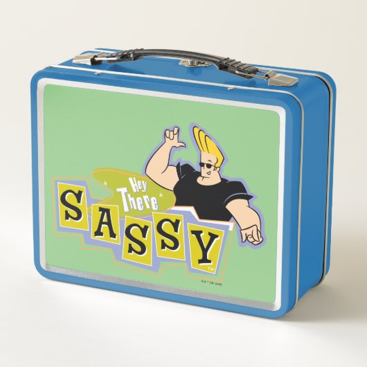 Johnny Bravo - Hey Da Sassy Metall Brotdose (Rückseite)