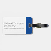 Johnny Bravo - Hunk Gepäckanhänger (Rückseite horizontal)