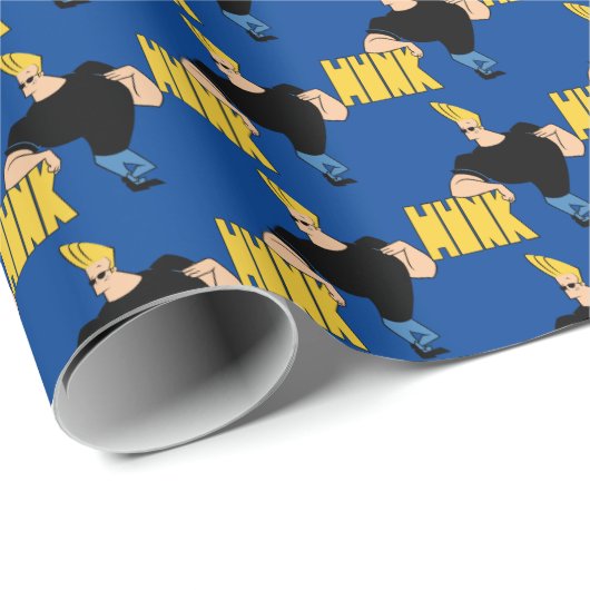 Johnny Bravo - Hunk Geschenkpapier (Rolleneckpunkt)