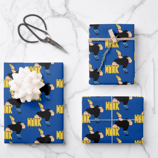 Johnny Bravo - Hunk Geschenkpapier Set (Vorderseite)