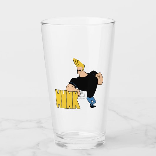 Johnny Bravo - Hunk Glas (Vorderseite)